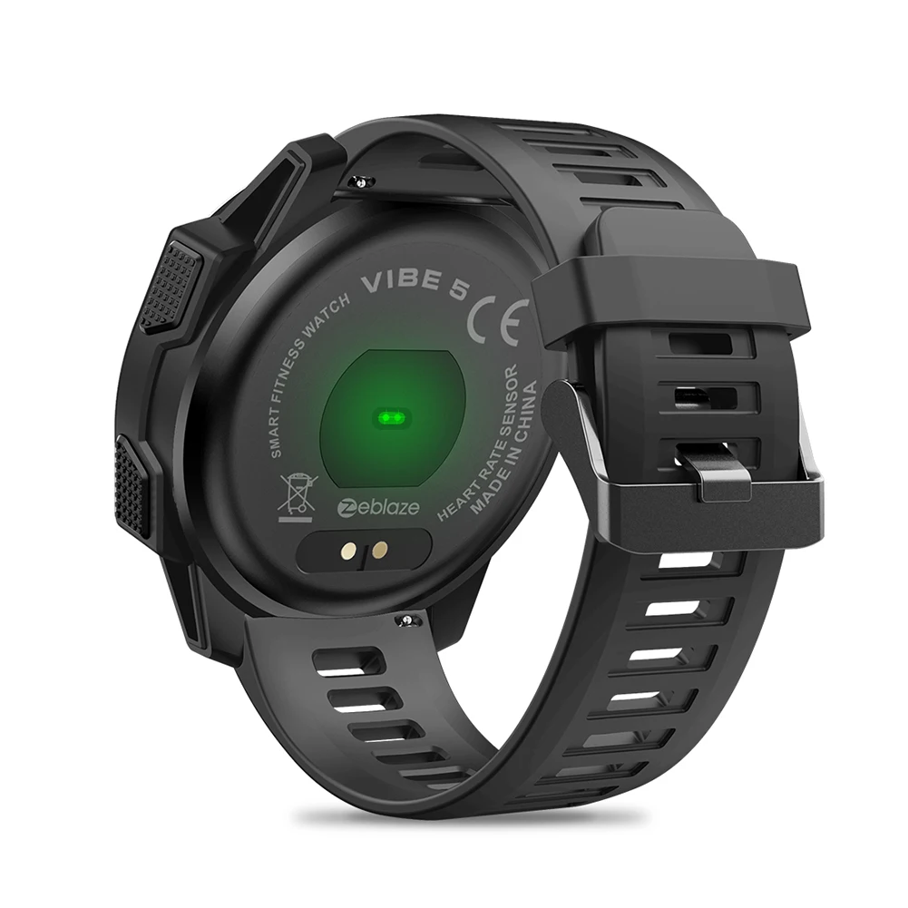 Black Смарт-часы цифровой будильник с Bluetooth датчик сердечного ритма цветной экран трекер активности водонепроницаемый открытый подарок Браслет фитнес - Цвет: Black