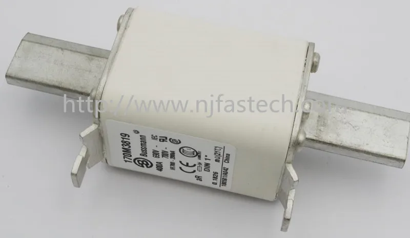 Предохранитель постоянного тока 400A 660V 170M3819 быстродействующий предохранитель