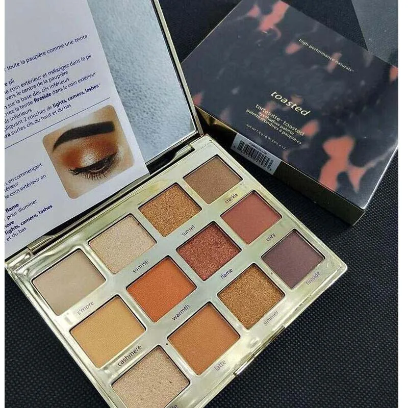 

Pro Makeup in Bloom 12 Colors toasted Clay Palette high-performance naturals highlight contour palette Eye Shadow