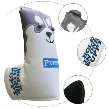

Husky Golf Driver Head Cover Lovely Husky Golf Putter Headcover Dustproof Golf Club Covers Tools