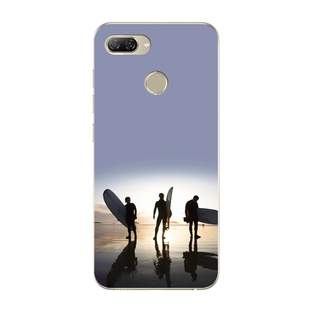 GUCOON силиконовый чехол для Gionee F6 S11 Lite чехол Мягкий ТПУ защитный чехол на заднюю панель телефона бампер оболочка - Цвет: 46