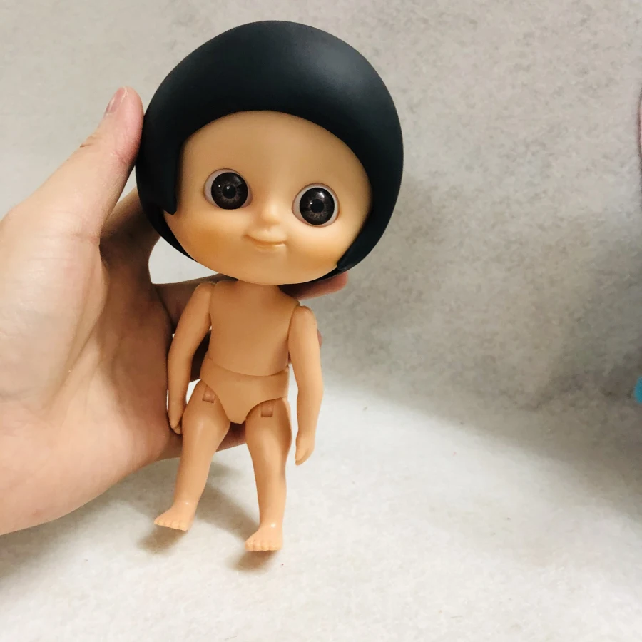 Кукла Принцесса 15 см с большими 3D глазами кукла короткими волосами круглая