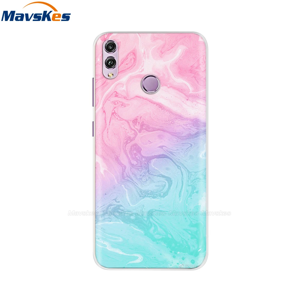 28 Для huawei Honor 8X чехол для Honor8x чехол милый силиконовый задняя крышка для протектор huawei Honor 8X8 X телефонные чехлы бампер - Цвет: 28