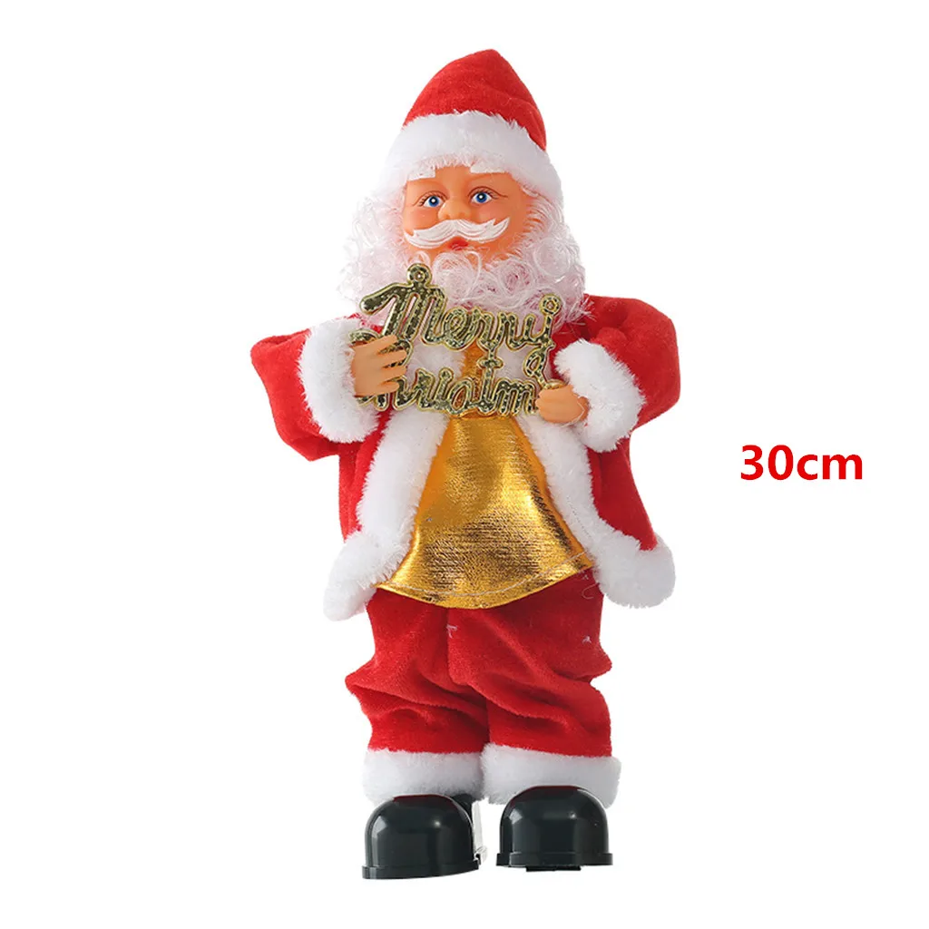 Новинка, игрушка Санта-Клаус, Рождественский navidad, электрические сани, олени, Поющая Музика, Рождественское украшение, домашний декор, подарки на год
