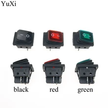 KCD4 Кулисный Переключатель Кнопка ВКЛ/ВЫКЛ 2 Позиции 4 Пина электротехнического оборудования с светильник Мощность переключатель 16A 250VAC AC 250V 20A 125 V/переменного тока