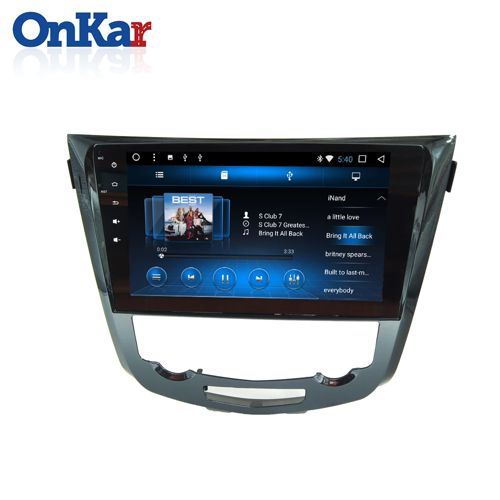 ONKAR 2Din Android 10,1 дюймов головное устройство для Nissan Qashqai X-trail- Android 9,0 Автомобильный gps навигатор без DVD плеера Wifi