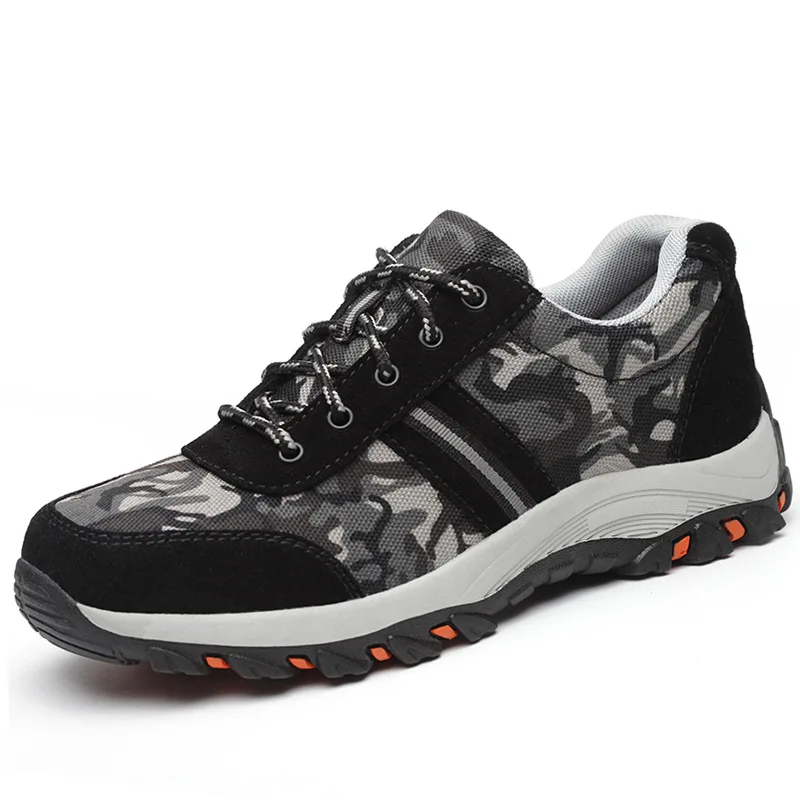 

Safety Shoes Men's Breathable Deodorizing Steel Head Anti-smashing And Anti-penetration Lightweight Safety Shoes Work Site Shoes