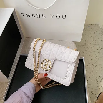 

Summer popular female bag 2020 new wave fashion wild chain single shoulder messenger small square bag