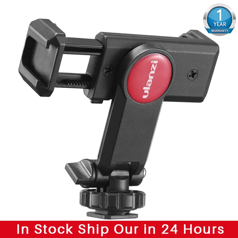 Ulanzi ST 06 Cold Shoe Phone Tripod Mount Holder Vertical Shooting Adjustable Monitor Adapter