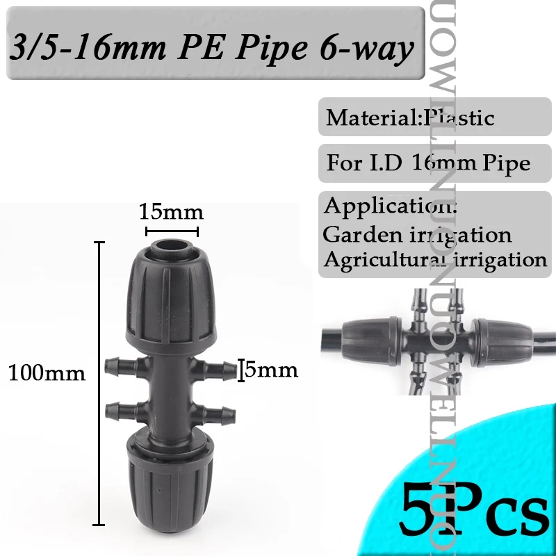 3 pezzi spinati da 12 mm a 16 mm che riducono connettori dirti adattatore di collegamento per tubi di irrigazione da giardino da DN20 a DN16 accessori per tubi  15