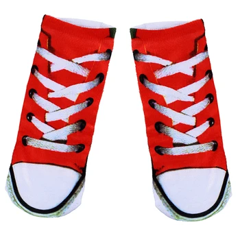 

1 Pair Fashion Men Women Casual Low Cut Ankle Socks Cotton 3D Printed Animals NO.70