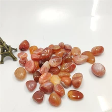 

50g Natural Tumbled Carnelian Crystal Red Gravel Agate Healing Stones Planting Aquarium Fish Tank DIY Material