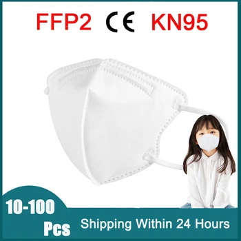 

FFP2 KN95 Mask Children's Mask CE masque Dust 95% Filtration maske Reusable Kid Protective fpp2 Face Mask Mascarillas маска