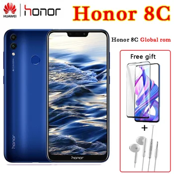 

Huawei Honor 8C Smart Phone 4G 64G Smartphone Full Screen Mobile Phones Dual SIM Dual 6.26 Inch 4000mAh(typc) huawei