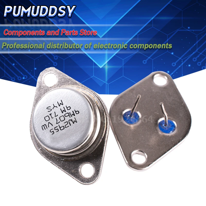 5 шт. новые MJ2955 TO 3 PNP 15A 60V 115W транзисторы IC|Интегральные схемы| |
