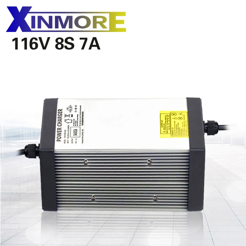 XINMORE 116V 7A 6A 5A Lead Acid Batt Charger For 96V E-bike Li-Ion Battery Pack AC-DC Power Supply for Electric Tool | Электроника