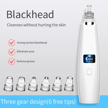 

Skin Vacuum Cleaner Blackhead Black Dot Removal Face Electric Deep Pore Cleaner Acne Pimple Remover Vacuum Suction Facial Tools