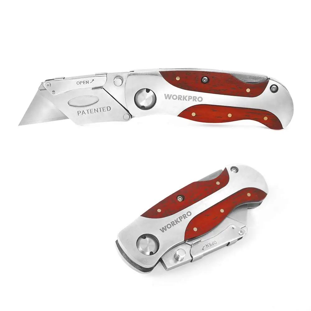 

Free Shipping Workpro Quick Change Folding Lock-back Utility Knife