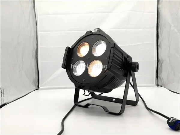 H-(4+ чехол) дискотечный клубный светильник ing 4*50 Вт WW/CW высокое качество COB led par Светильник контроль пикселей dmx концертный led par can