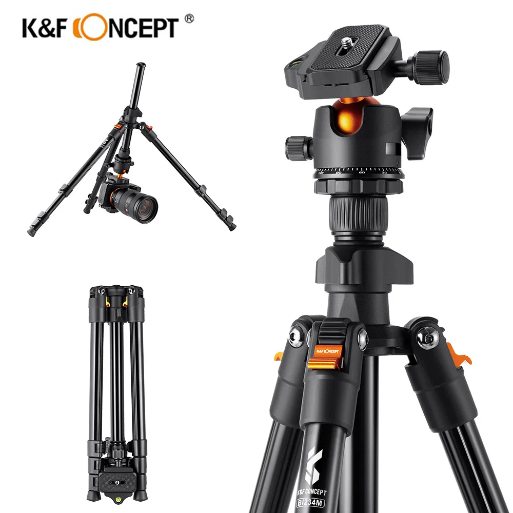 Штатив K & F Concept для камеры 62 99 дюйма портативный алюминиевый дорожный