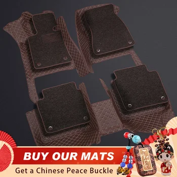 

Custom floor mats for car Volkswagen All Models vw passat b5 6 polo golf tiguan jetta touran touareg car floor mat all weather