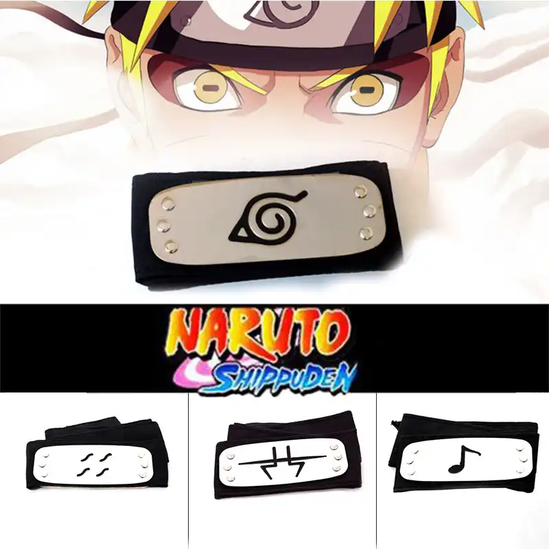Anime Naruto Cosplay Headband Kakashi Uzumaki Anime Props Cool Accessory Fashion Anime Peripheral Toys Cartoon Accessori Aliexpress