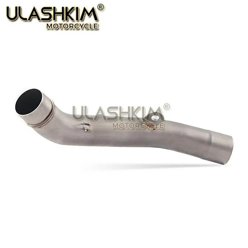 Мотоцикл полный системы глушитель Изменение среднего звенья трубы слипоны для kawasaki Z800 2013 Q