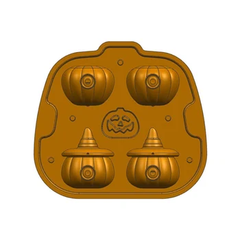 

Halloween Silicone Ice Cube Mould Pirate Pumpkin Head Ice Mould 3D Ice Cube Mould Chocolate Mould