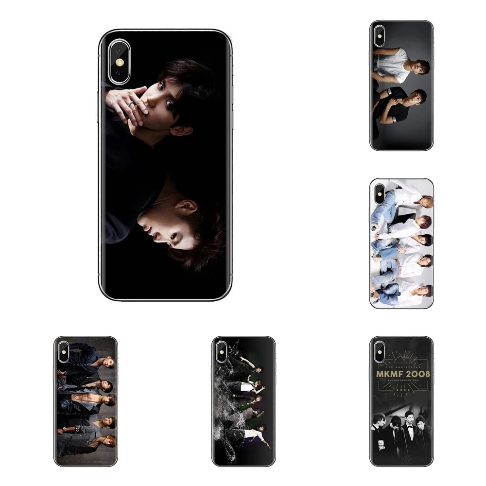 Для iPod Touch Apple iPhone 4 4s 5 5S SE 5C 6 6S 7 8 X XR XS Plus MAX мягкие прозрачные чехлы TVXQ! Duo Tong Vfang Xien Qi |