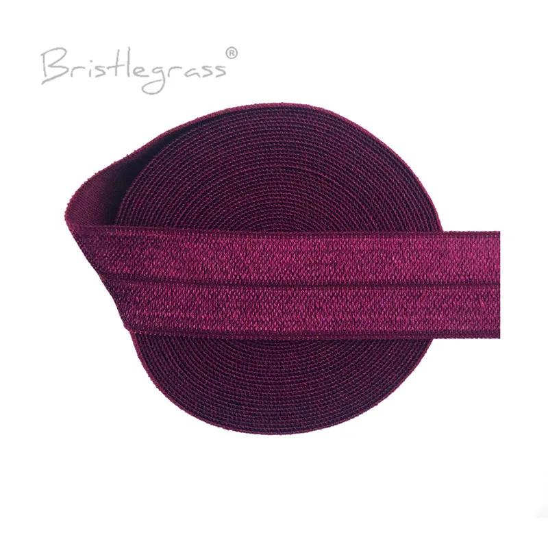 BRISTLEGRASS 100 Двор рулон 3/4 &quot20 мм однотонные блестящие враг на голову эластичная