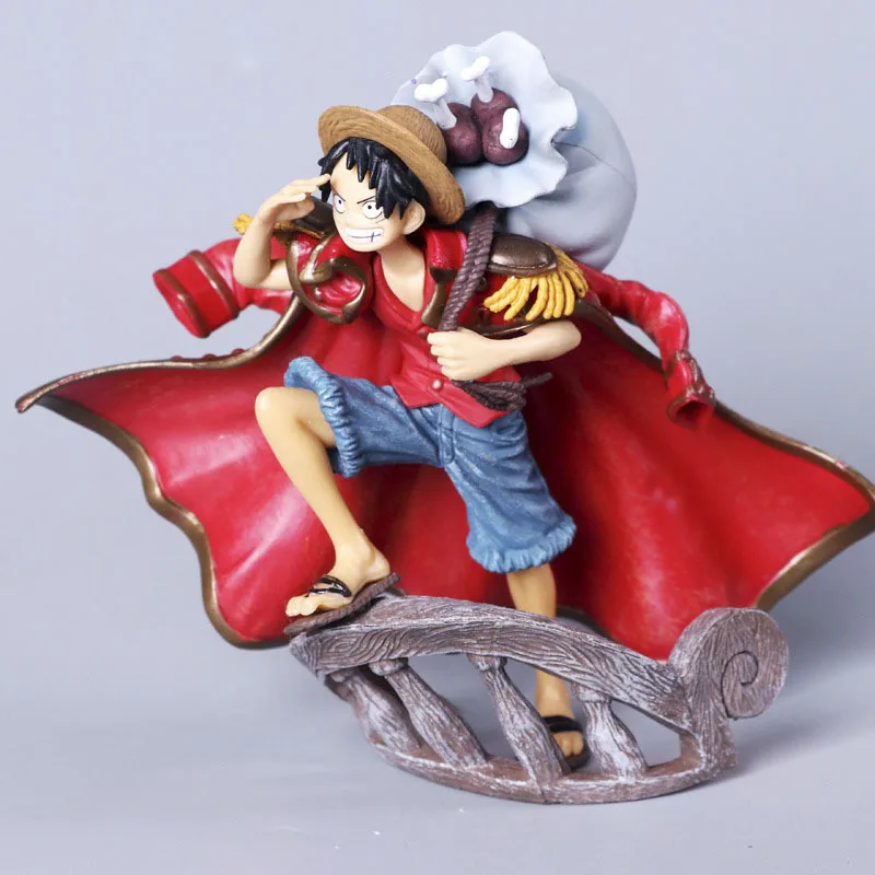 

15CM Anime Peripheral One Piece Theatrical Edition Luffy Figure Modeling King Top Battle Decoration Model Birthday Gift