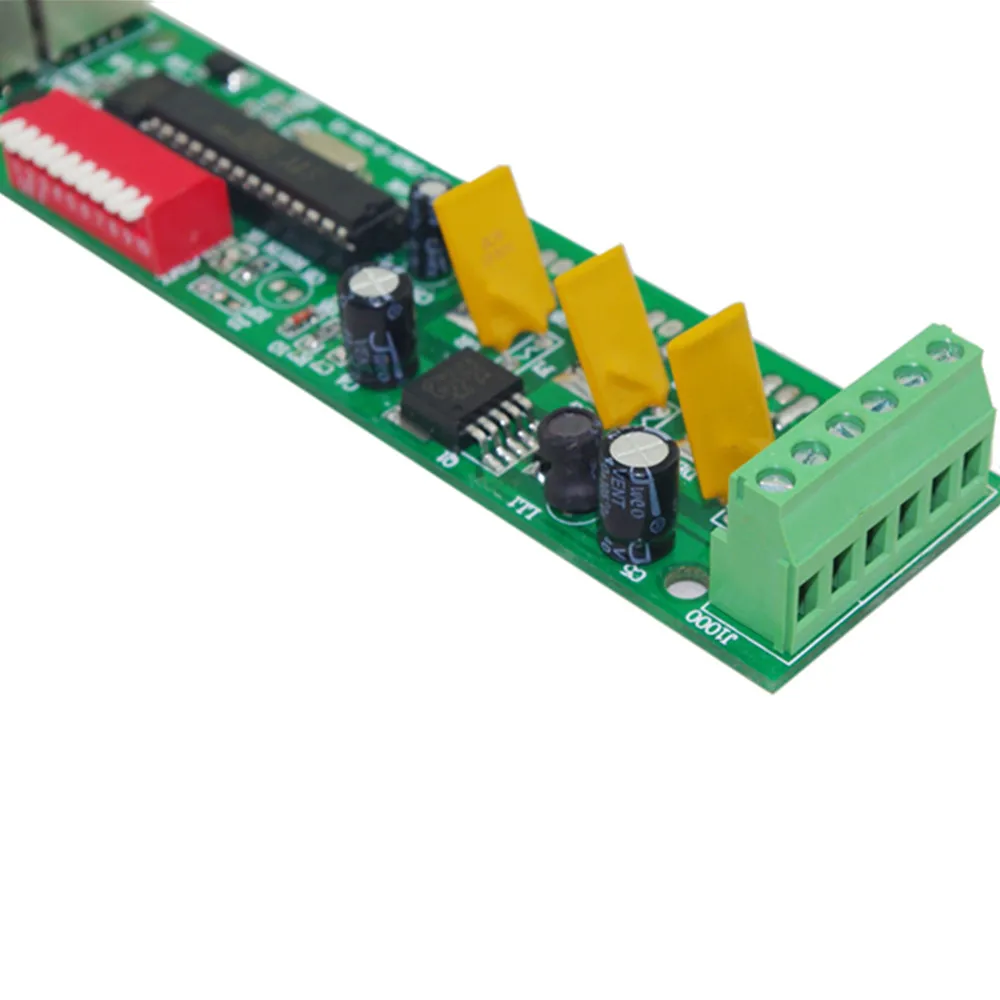 3 канальный DMX512 светодиодный декодер с RJ45 CA-DMX-BAN светодиодный контроллер для RGB светодиодная лента