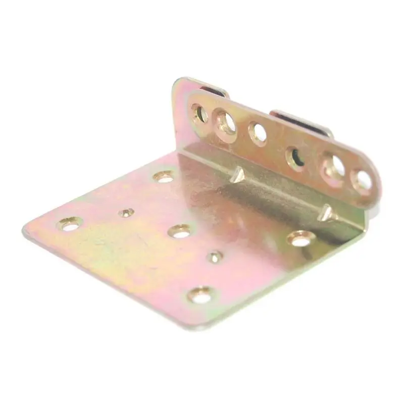New Wood Bed Rail Hook Plates Replacement Wooden Bed Parts- Pack of 4