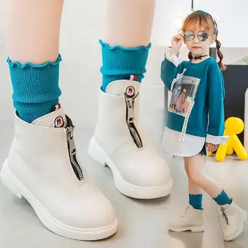 

Children Rubber Boots For Boys Girls Unisex Kids Martin Boots Ankle Boots Spring Autumn Winter Fashion 27-37 Hot New