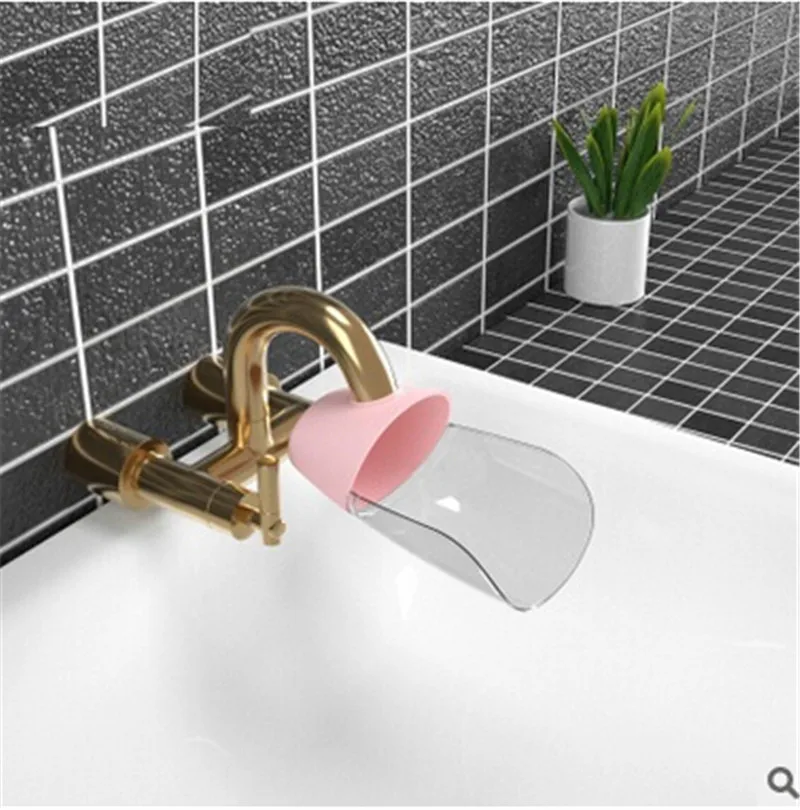 Tap Extension Device Bath Water Faucet Extender Kid Cartoon Hand Washing Guider