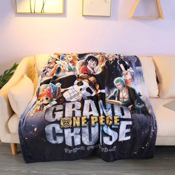 

Blanket Cute Photo Design Flannel Fleece Blanket Anime One Piece Printed Sofa Warm Bed Throw Blanket Adult Blanket