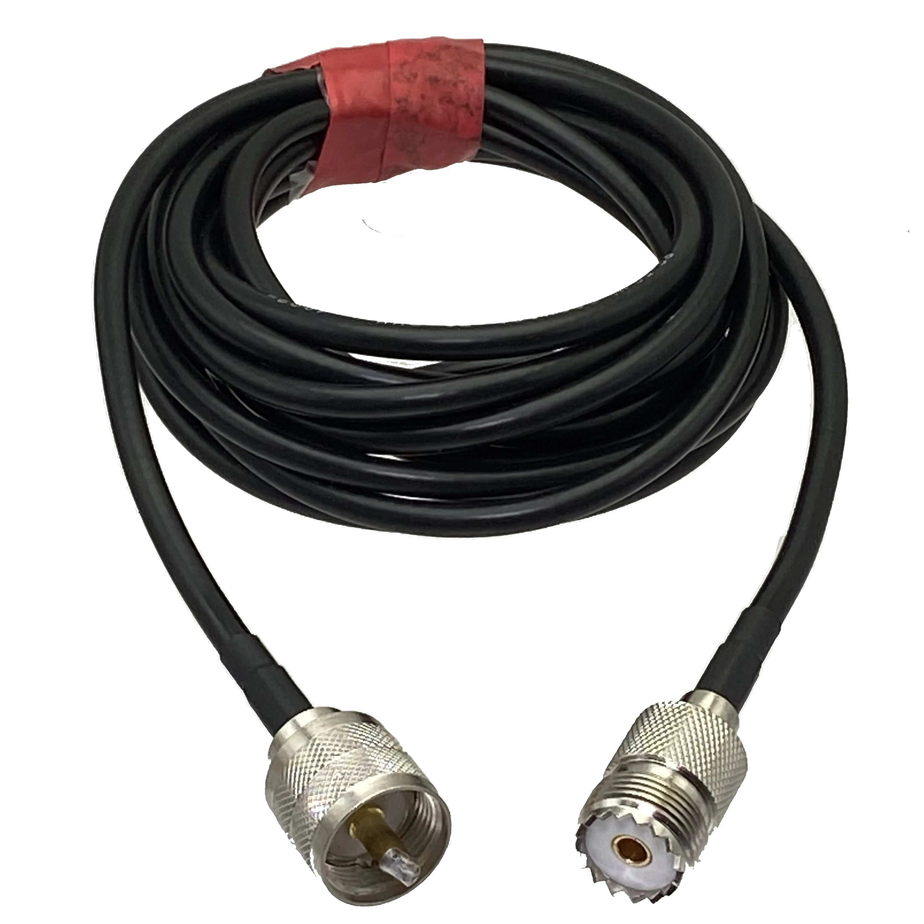 TUOLNK BNC To UHF Jumper Cable RG58 BNC Male Plug To PL259 SO239 Male Extension Cable 12inch (30cm) 50 Ohm For CB Radio PL 259 To BNC Pigtail Coaxial