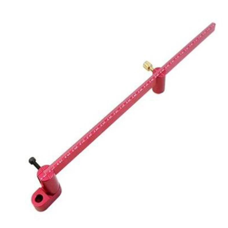 

Woodworking Scribe 316.5mm Straight Line Arc Curve Dual-Purpose Scribe Ruler Gauge Aluminum Marking Tool Woodworking Tool