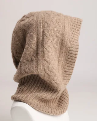 Вязанная теплая кашемировая шапка для взрослых мужчин и женщин зима Женские ушанки Теплые повседневные корейские модные скрученные для дам