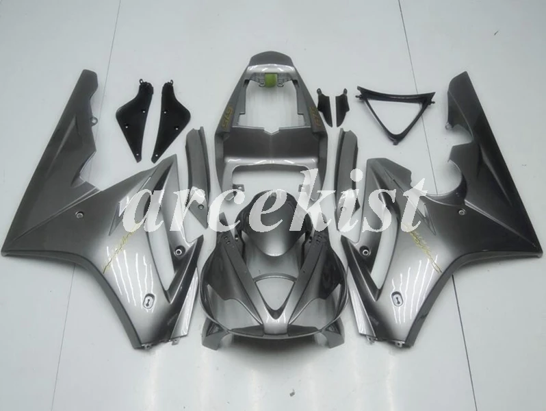 

4 Gifts New Injection ABS Motorcycle Fairings Kit Fit for Triumph Daytona 675R 675 2006 2007 2008 06 07 08 Gray Glossy
