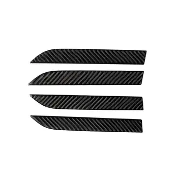 

1set/4pcs Car Sticker True Real Carbon Fiber for Tesla Model X Door Handles Panel Sticker Accessorie