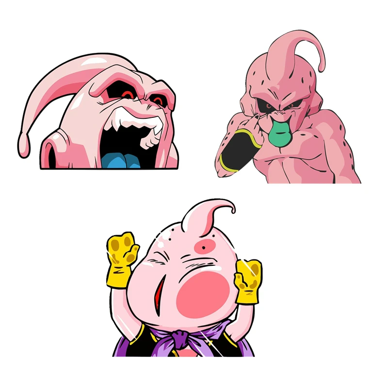 3D наклейка для автомобиля MAJIN BUU Peeker аниме забавная сделай сам Водонепроницаемый