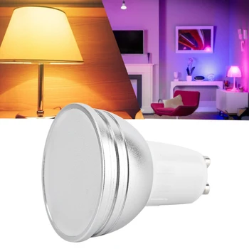 

1pc 6W intelligent Light Bulb Led Cup RGBW Dimming Smart Life/tuya APP E27/E26/GU1/GU5.3/B22 WIFI controll Chrismas Light Lamp