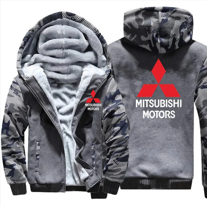 Новинка, размер S-5XL,, новые толстовки mitsubishi, зимняя мужская куртка, унисекс, повседневная, шерстяная подкладка, флисовая Мужская куртка, толстовки, пуловер