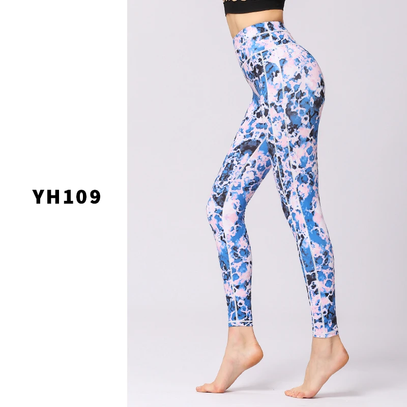 YH109 NADANBAO Горячие сетки шаблон печати Йо-га спортивные брюки Joggng дамы легинсы для тренировки и фитнеса пот брюки - Цвет: YH109