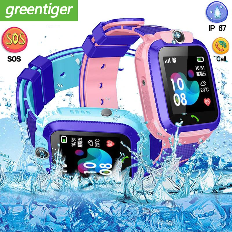 

Smart Watch Kids Touch Screen Camera Positioning Children's Watches SOS Call Location Anti-Lost Reminder Watch Children Clock