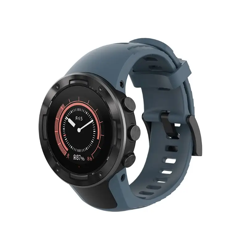 Soft Silicone Watchband Durable Wrist Strap for Suunto 5 Smart Watch Accessories for smart watch