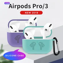 Беспроводной чехол для наушников для Apple AirPods Pro чехол силиконовый чехол для наушников для Air pods Pro 3 чехол Защита для наушников Аксессуары