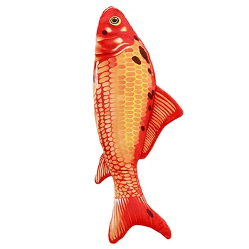 

Newest Pets Cat Kitten Chewing Cat Toys Catnip Stuffed Fish Interactive Kitten Product Cat Supplies