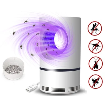 

Electronic Mosquito Killer UV Power USB Lamp Mosquito Trap LED Light Mute Comfortable Pest Trap for Outdoor Bedroom